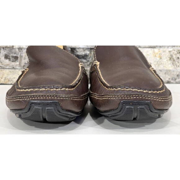 Rockport Leather Moccasin Loafers Driving Moc Brown Slip On Washable Men\'s 9.5 W main image 10
